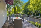 Ferienwohnung in Rerik - Haus am Meer - Gro&szlig;er Balkon mit Blick Richtung Meer