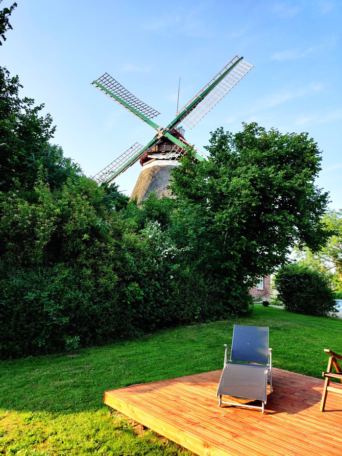 Ferienhaus in Lindau - Windmühle Lindaumühlenholz - Natur pur im Mühlengarten