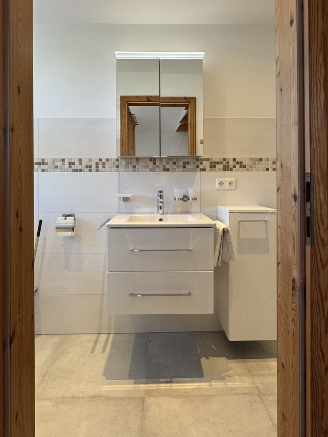 Ferienwohnung in Fehmarn OT Albertsdorf - Weber III - Waschbecken Bad