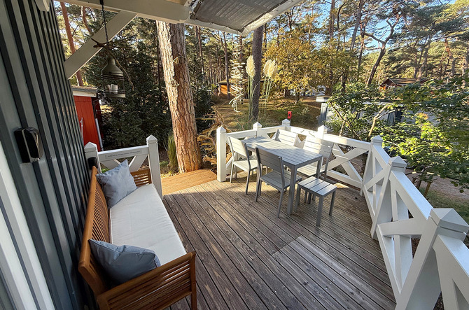 Bungalow in Göhren - Strandkiste Göhren - Terrasse