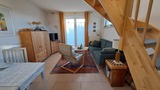 Ferienhaus in Kühlungsborn - Schlehdornhaus - Wohnraum mit Terrasse