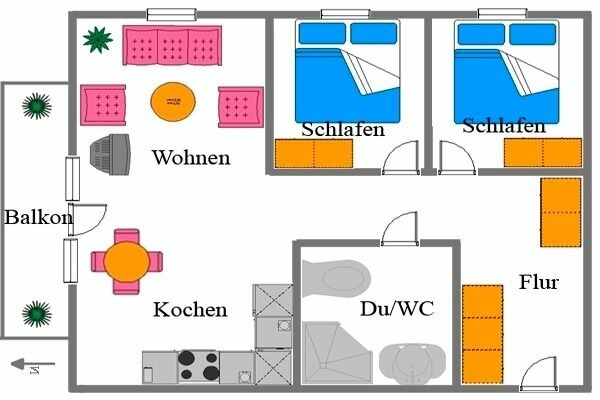 Ferienwohnung in Zingst - Exklusiv-Studio "Ostseeblick", Haus 2, Whg. 45 - Bild 13