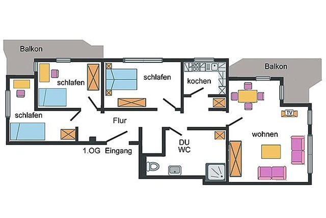 Ferienwohnung in Zingst - Residenz "Am Postplatz", Villa Sonja, Whg. 10 - Bild 12