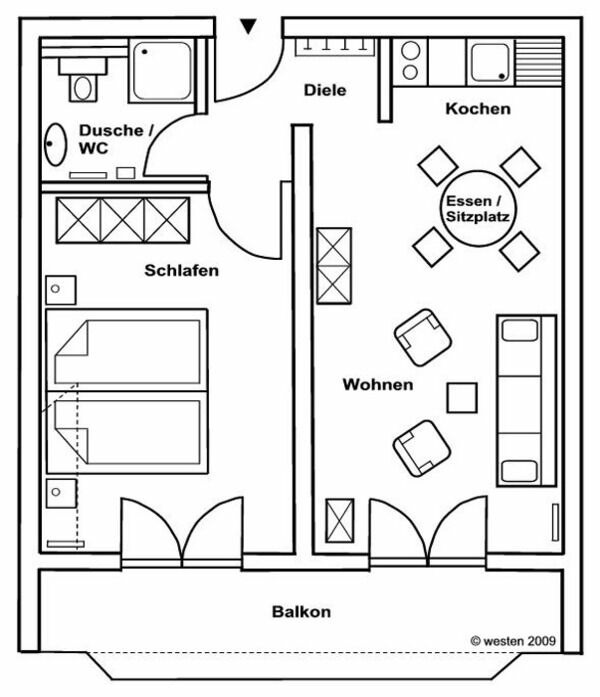 Ferienwohnung in Gollwitz - Ostsee-Schwänchen I - Bild 17