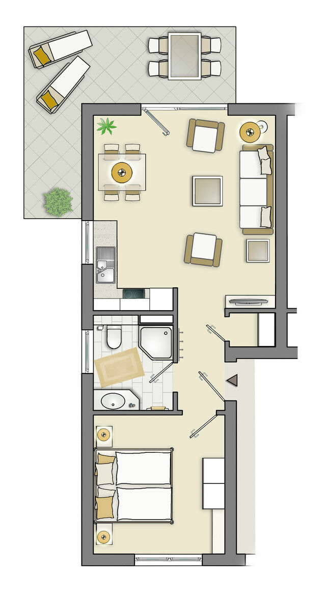 Ferienwohnung in Dierhagen - Garten-Ferienwohnung - Bild 14