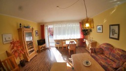 Ferienwohnung in Gr&ouml;mitz - Gartenblick