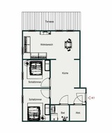 Ferienwohnung in Gr&ouml;mitz - Kabine 1 - Bild 22