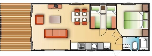 Ferienhaus in Schwedeneck - Haus 16 - Bild 7