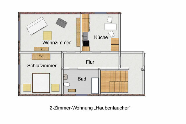 Ferienwohnung in Wendtorf - Whg. Haubentaucher - Haus Nordlichter - Bild 7