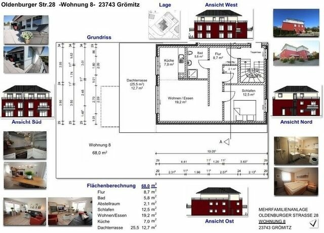 Ferienwohnung in Grömitz - Oldenburger Strasse 28 Penthouse 8 - Bild 18