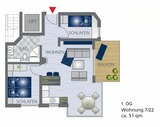 Ferienwohnung in Gro&szlig;enbrode - M&ouml;wennest 7 - Gro&szlig;enbrode - Bild 21