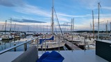 Ferienwohnung in Schleswig - Hausboot Hilja - Aussicht von der Dachterrasse