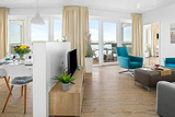 Ferienwohnung in Kappeln - Nordmole 11 Panorama-Wasserwohnung - Bild 9