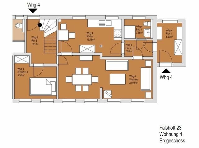 Ferienwohnung in Nieby - Strandhaus Falshöft 4 - Bild 13