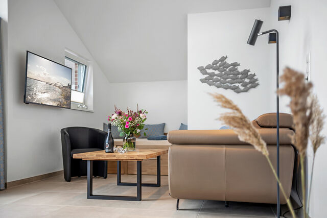 Ferienhaus in Fehmarn - Wellness- Doppelhaush&auml;lfte "Meer" eingez&auml;unt 1.30m - Bild 11