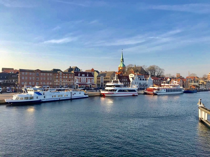 Ferienwohnung in Kappeln - Kajüte 71 - der Hafen von Kappeln