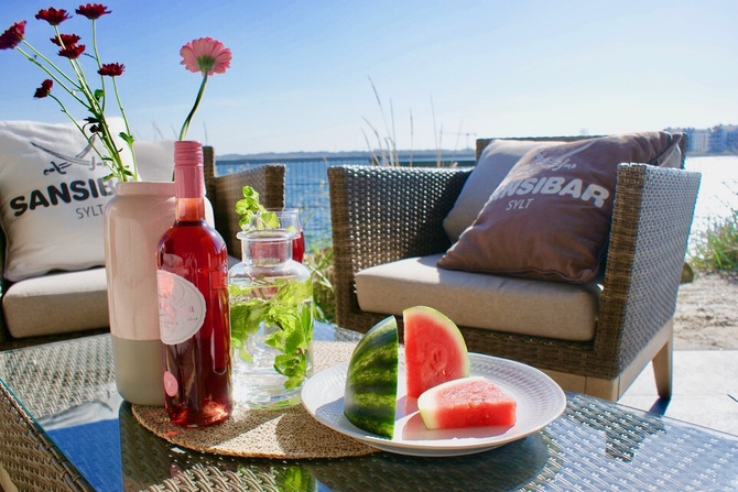 Ferienwohnung in Kappeln - Kajüte 71 - Entspannen auf der Terrasse