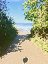 Ferienhaus in Glücksburg - Kajüte 5A - Weg zum Wasser