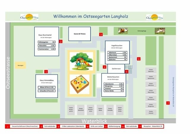 Ferienwohnung in Waabs - Ostseegarten Langholz - Ferienwohnung Wintergarten f&uuml;r bis zu 6 Personen - Bild 14