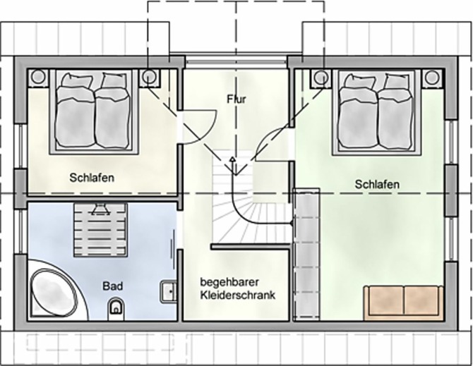 Ferienhaus in Zingst - Kiek över 33 - Grundriss OG