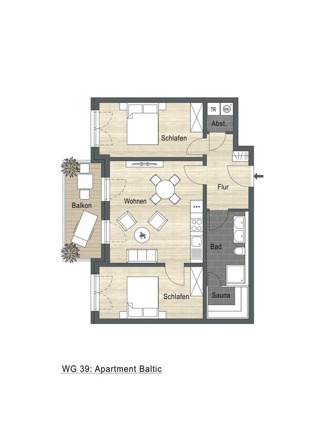 Ferienwohnung in K&uuml;hlungsborn - Waldstra&szlig;e 49, Neu! Riviera 39 - Bild 15