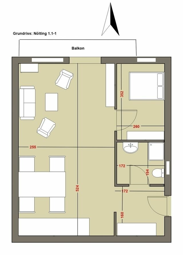 Ferienwohnung in Scharbeutz - Seepark Wohnung 1.1 - Bild 21