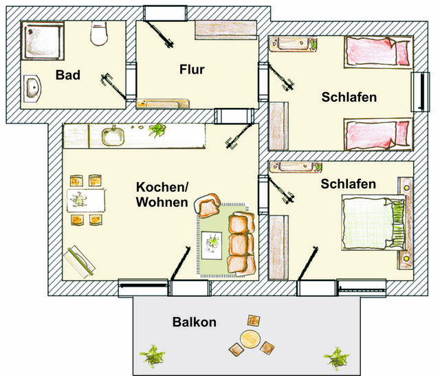 Ferienwohnung in Seebad Bansin - (Brise) Haus Seehof App. 1.31 - Bild 16