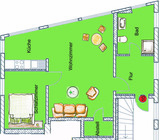 Ferienwohnung in Seebad Heringsdorf - (Brise) Gartenhaus Emmi App. 10 - Bild 8