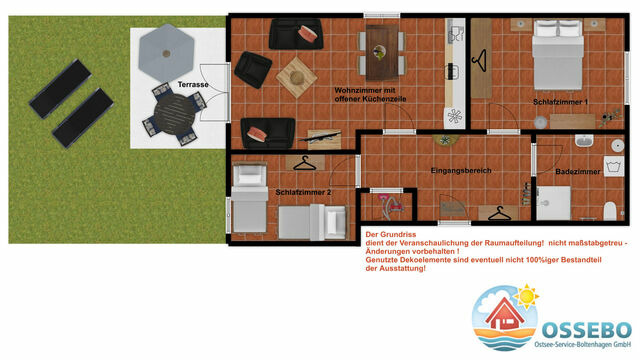 Ferienwohnung in Boltenhagen - Haus Gl&uuml;ckstal Whg. D&uuml;ne - Bild 23
