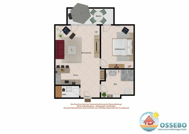 Ferienwohnung in Boltenhagen - Haus Thalia Wohnung 7 - Bild 15