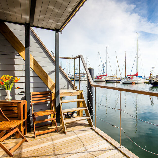 Ferienwohnung in Fehmarn - Hausboot Kaddi`s Sunshine - Huus & Meer - Bild 3