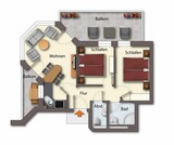 Ferienwohnung in Seebad Bansin - (Brise) D&uuml;nenresidenz A08 - Bild 19