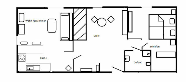 Ferienwohnung in Dahme - G&auml;stehaus Zur Seem&ouml;we, Fewo 1 "Seeblick" - Bild 12